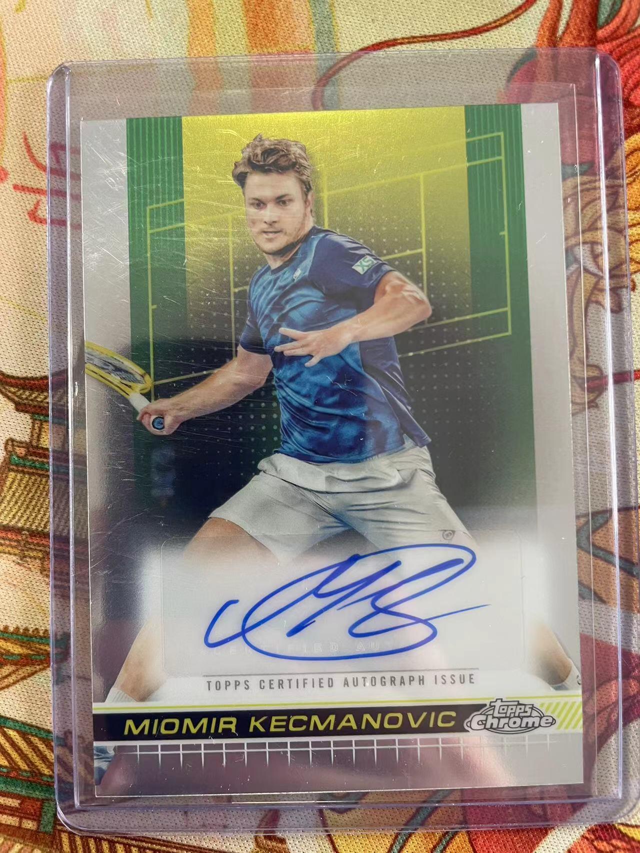 寸草不生拍卖会 第十三期 （ 持续收拍中） 【亲签】2024 topps 米奥米尔凯茨慢诺维奇   签字卡