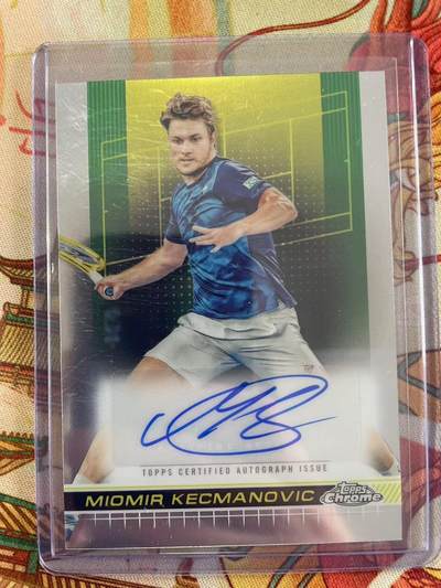 寸草不生拍卖会 第十三期 （ 持续收拍中） - 【亲签】2024 topps 米奥米尔凯茨慢诺维奇   签字卡