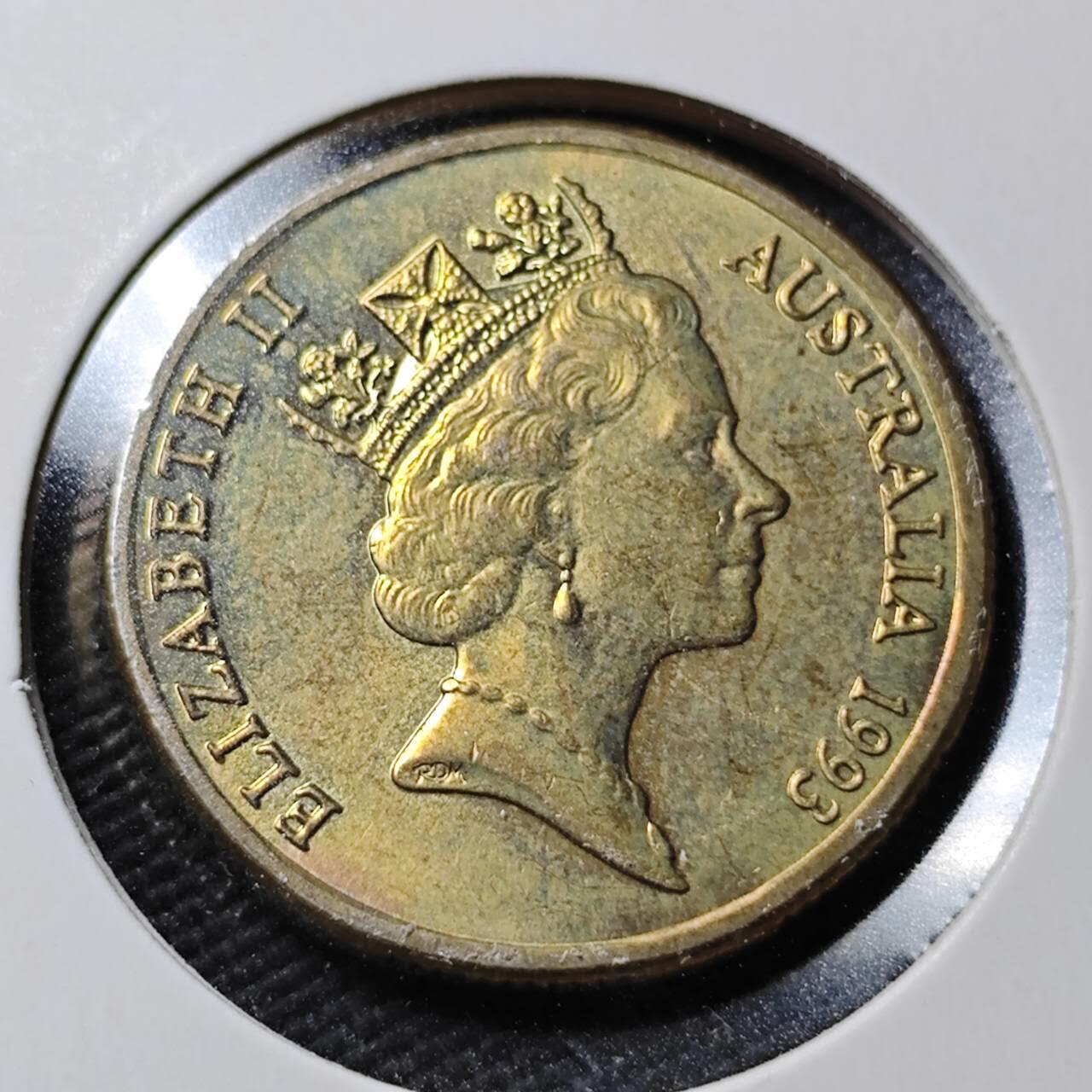 KK钱币收藏小铺  第365场  2月预留时间 周末发货  澳大利亚1元纪念币 好品