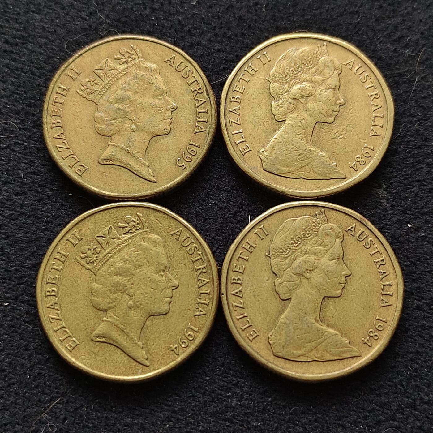 【全场包邮】纯粹捡漏拍474场（免费代拍第11场） 澳大利亚各年份1元4枚一组