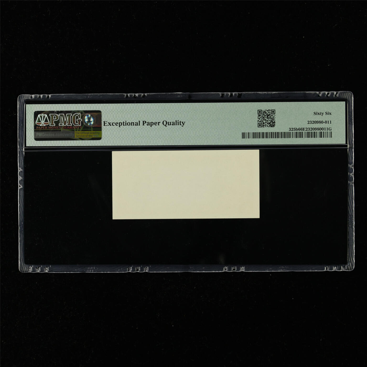 【亘邦集藏】第216期拍卖 1971-81年 香港政府壹分 PMG 66EPQ 2320980-011