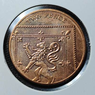 KK钱币收藏小铺  第365场  2月预留时间 周末发货 - 2014 英国2便士 盾