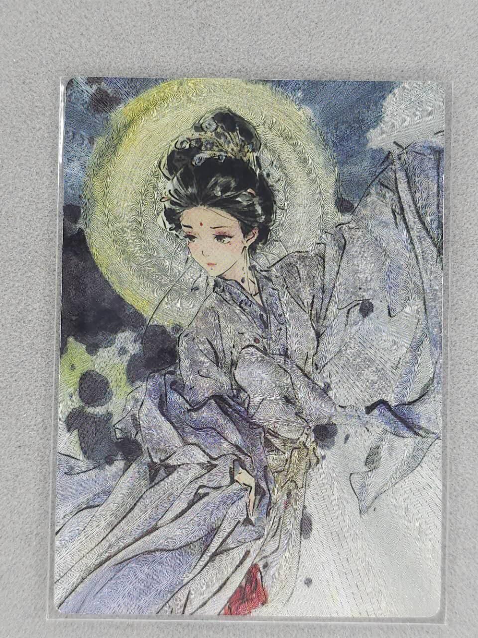 龙虎卡牌第六二场 百里霸场 （无佣金，周六结拍，欢迎送拍） 粗闪卡 星宿文创 迟迟-嫦娥