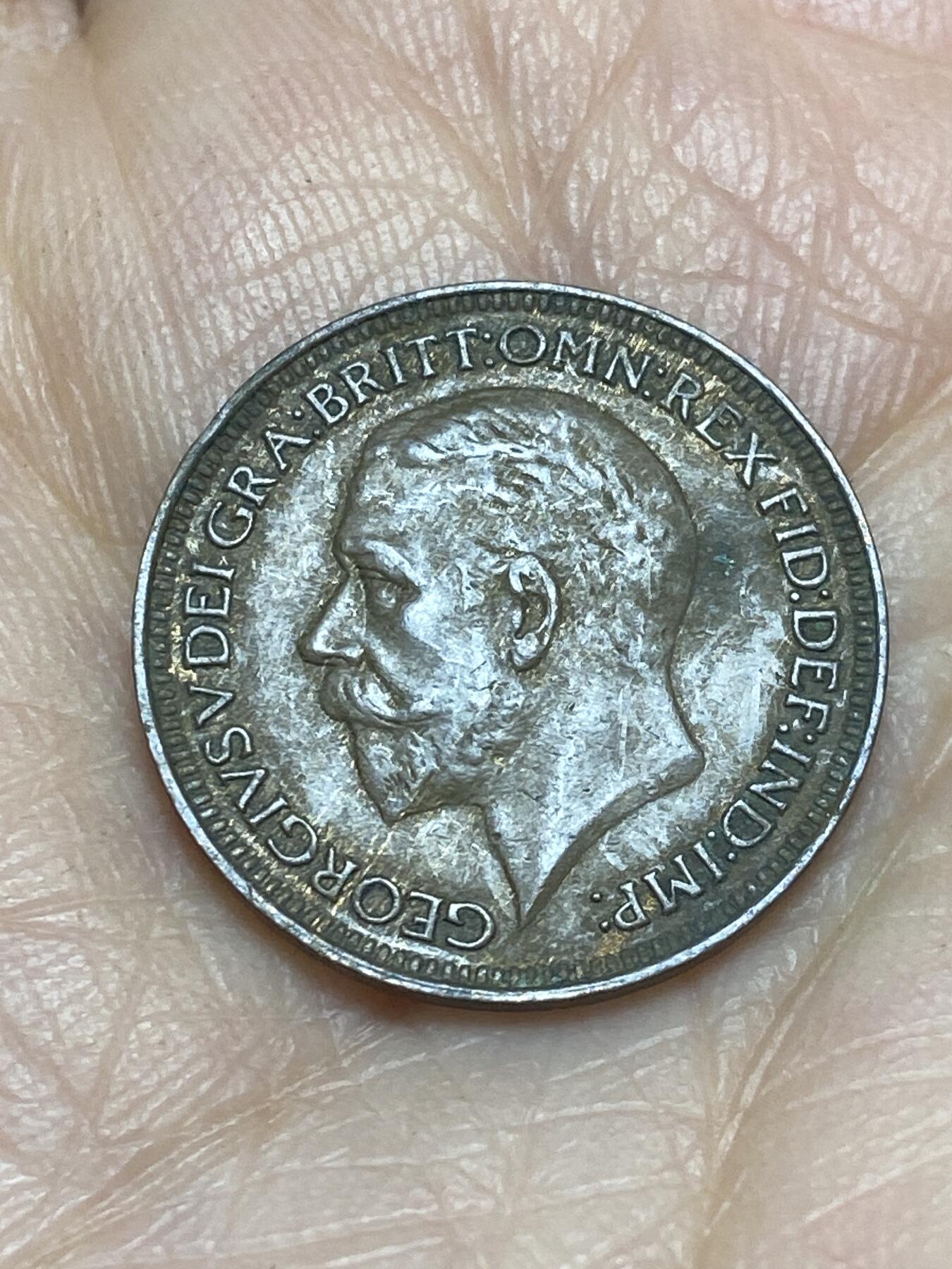 2025年第一百二十五场(总第一百五十一场）外国好品散币(免佣金) 英国🇬🇧1929年1法新(乔治五世第三版)