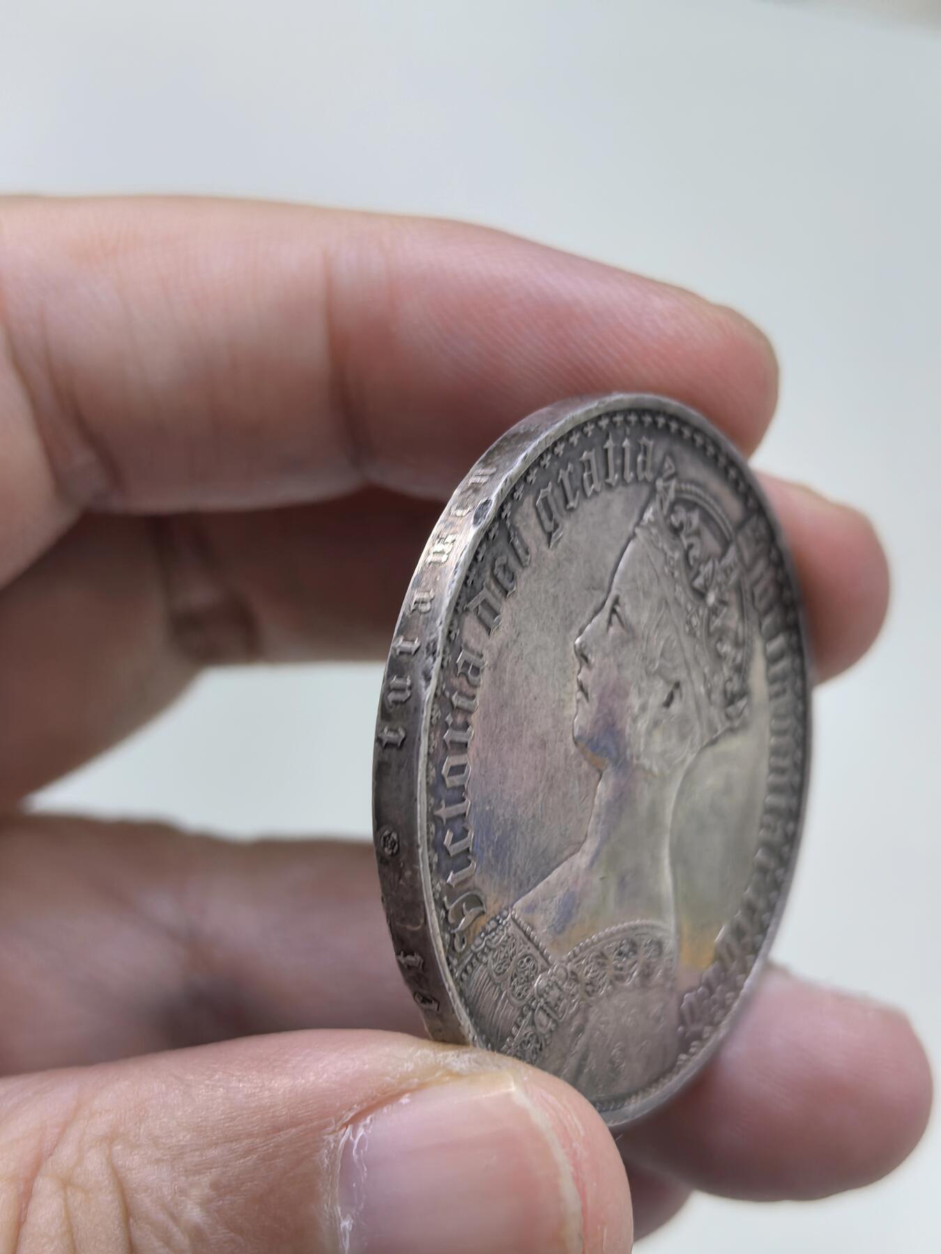 博洋堂“物美丰成”11月精品专场暨第145期（全场包邮） 英国1847年维多利亚女王哥特克朗 大名誉品