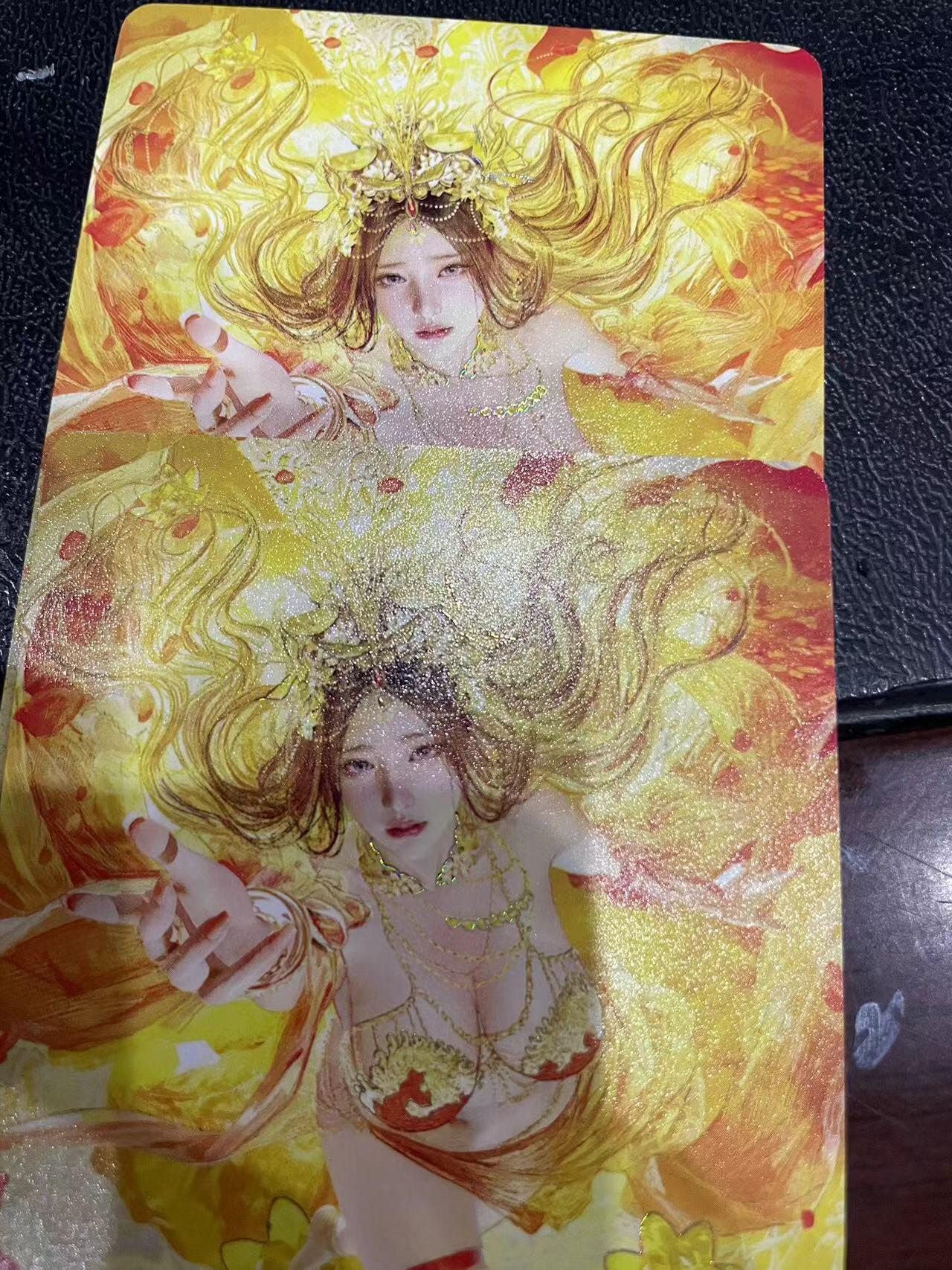 寸草不生拍卖会 第十三期 （ 持续收拍中） 燎原卡牌 ST-Brush 老师 刷子老师作品 幻彩双服饰 -大乔