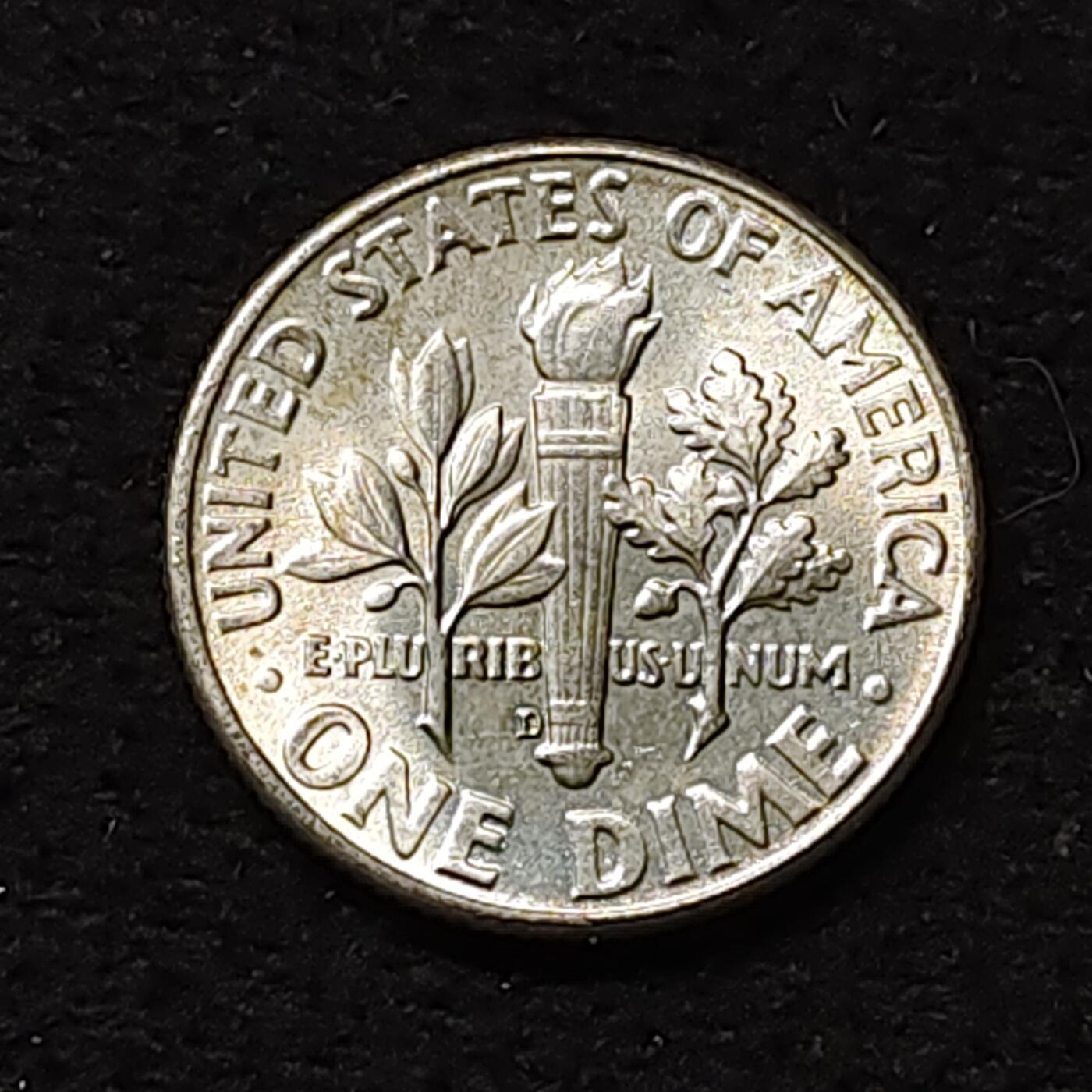 【全场包邮】纯粹捡漏拍474场（免费代拍第11场） 美国1964年罗斯福10分银币