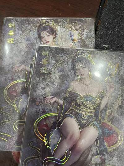 寸草不生拍卖会 第十三期 （ 持续收拍中） - 燎原卡牌 ST-Brush 老师 刷子老师作品 幻彩双服饰 -胡喜媚