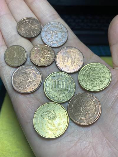 2025年第一百二十四场(总第一百五十场）外国好品散币(免佣金) - 欧洲各国各面值欧分10枚