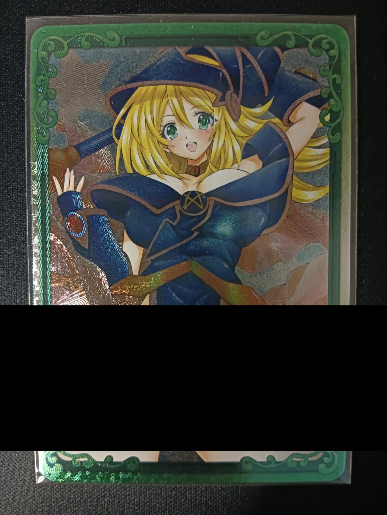 花开卡拍第46期（11月9号周日截拍，品控勿拍!!!拍品不寄存，运费5元，自制卡难免瑕疵，可能存在轻微撞角爆边等出厂瑕疵，品控介意勿拍！） 江东卡牌 游戏王-黑魔女 粗闪