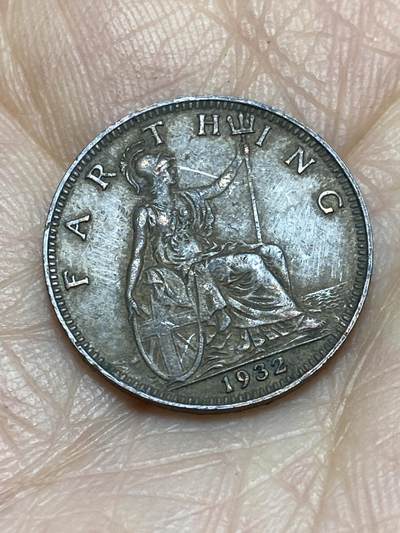 2025年第一百二十五场(总第一百五十一场）外国好品散币(免佣金) - 英国🇬🇧1932年1法新(乔治五世第三版)