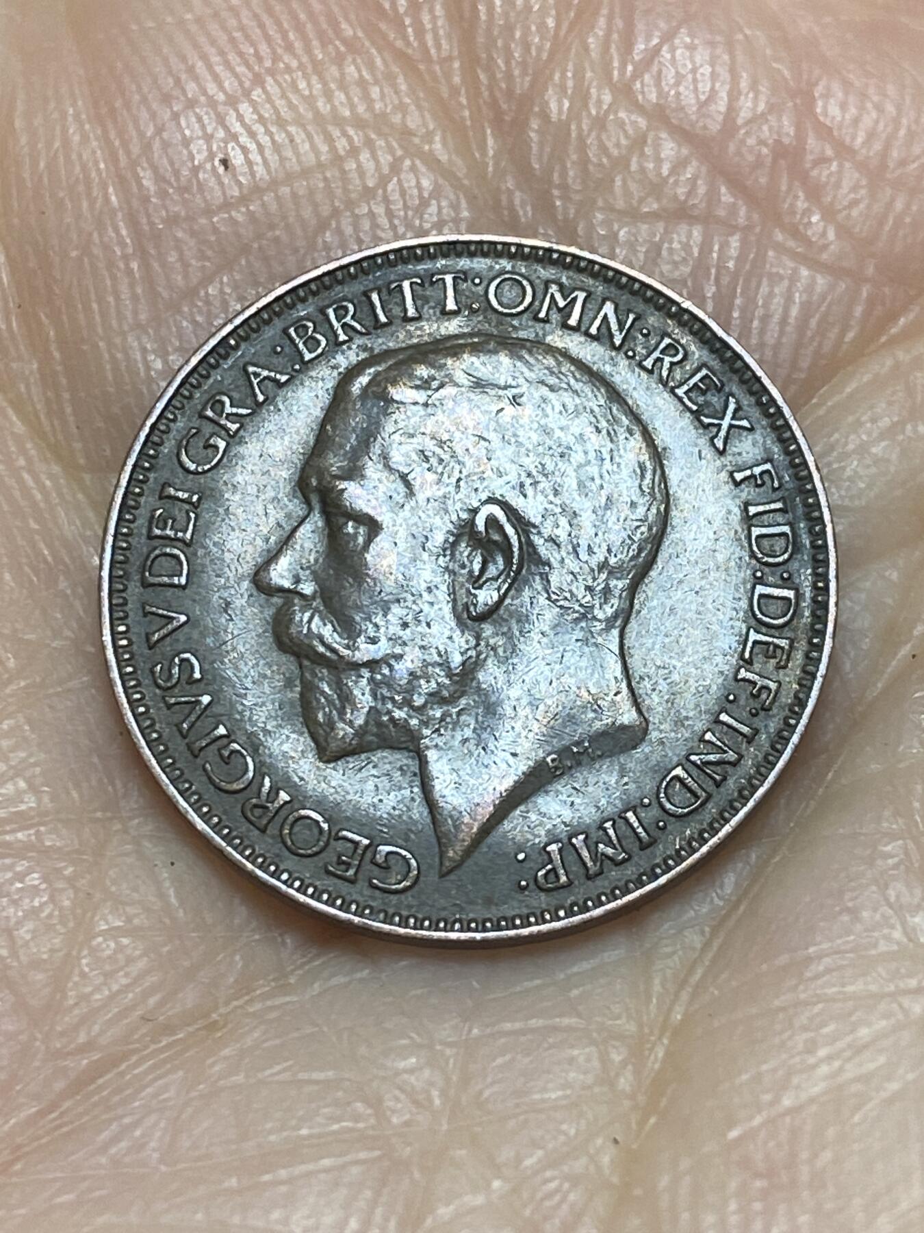 2025年第一百二十四场(总第一百五十场）外国好品散币(免佣金) 英国🇬🇧1925年1法新(乔治五世第二版，关门年)