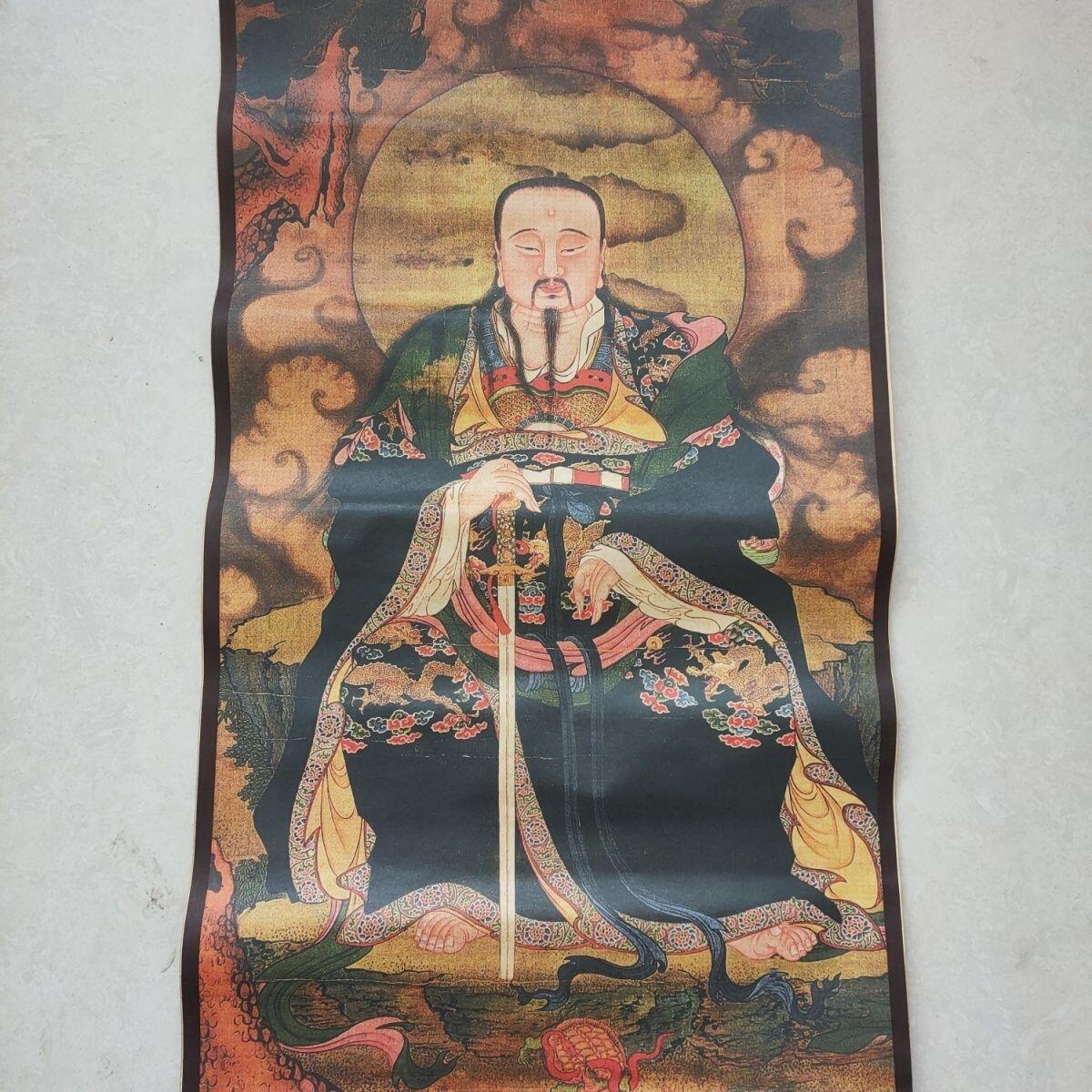 听雨轩（19）仿古装饰画专场 真武大帝（仿古装饰画）