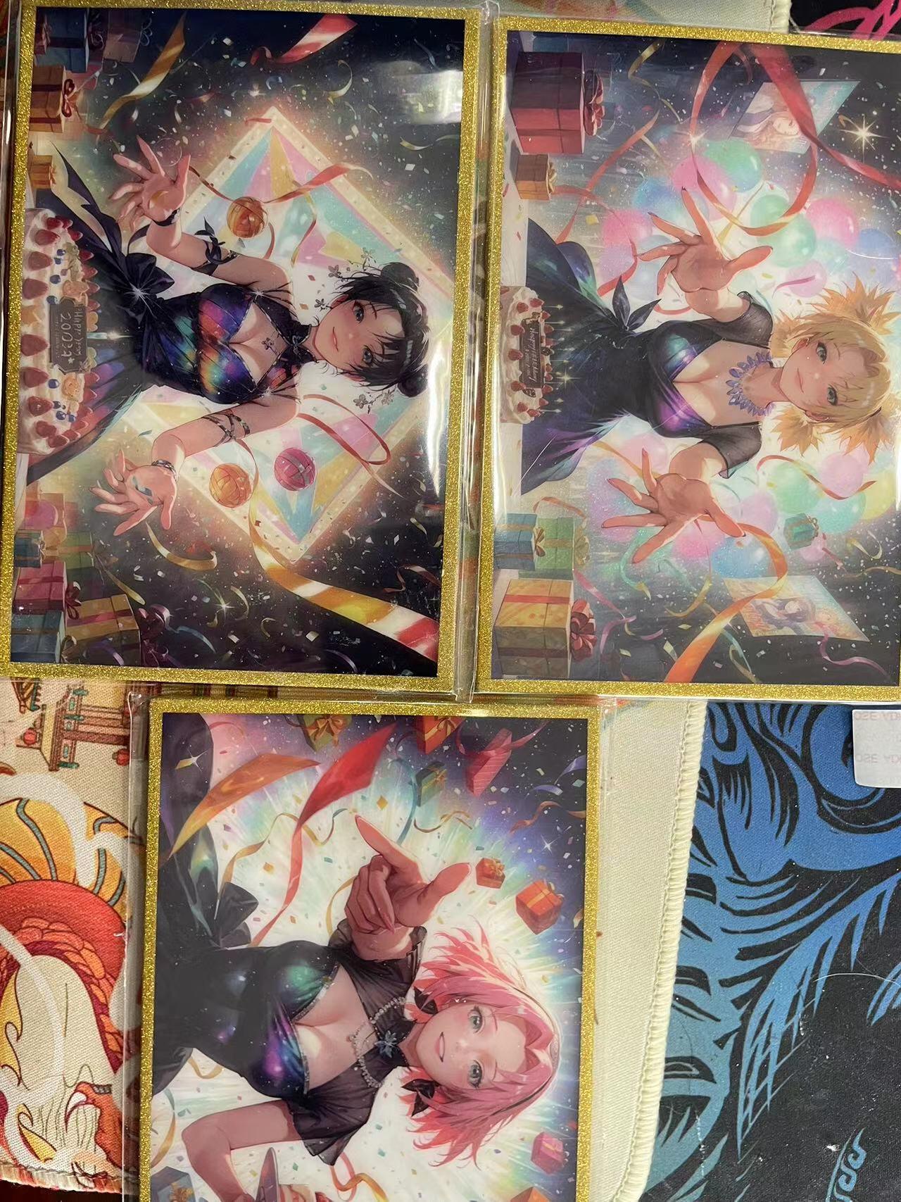 寸草不生拍卖会 第十三期 （ 持续收拍中） 火影忍者 色纸 3张