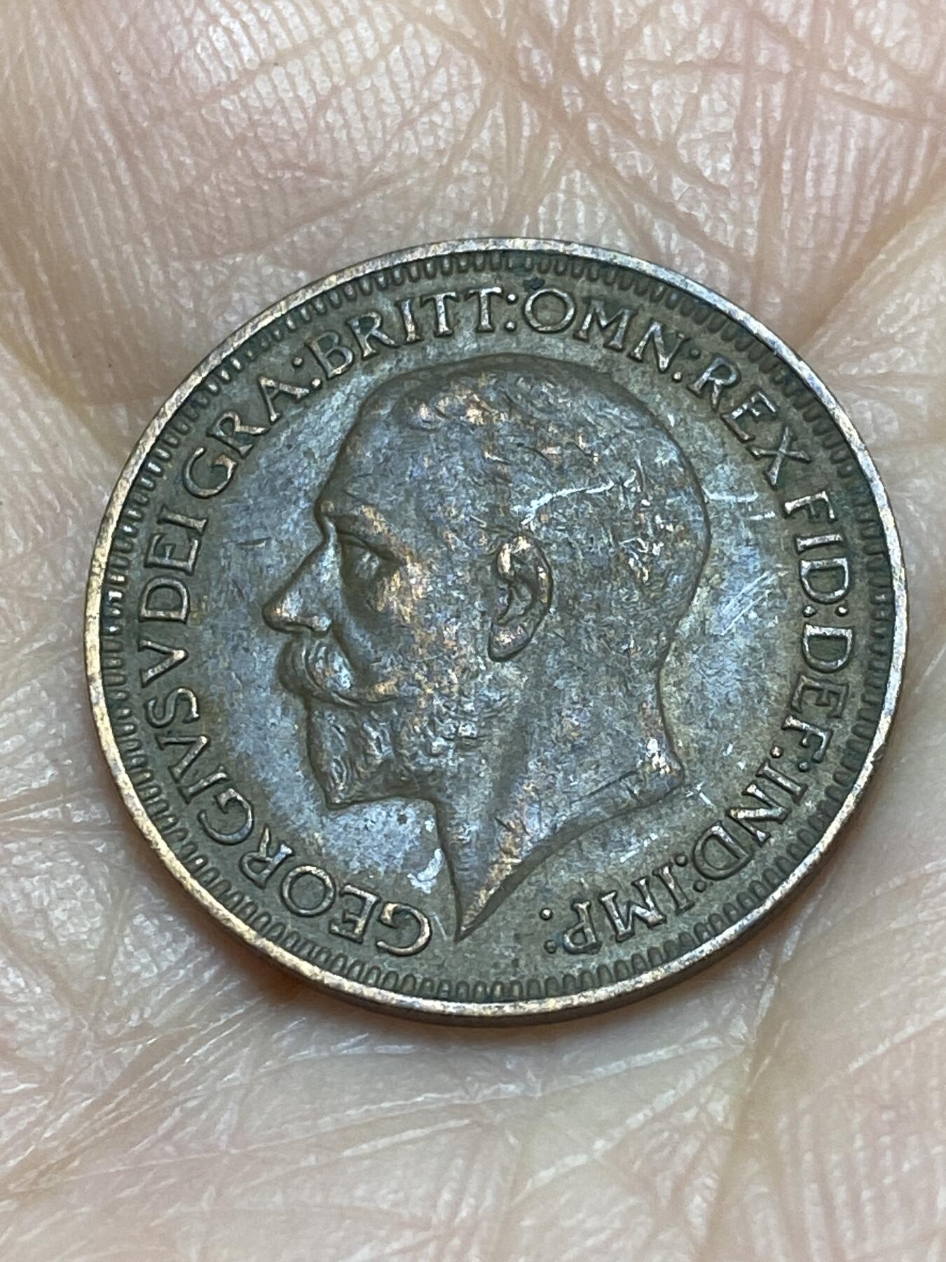 2025年第一百二十四场(总第一百五十场）外国好品散币(免佣金) 英国🇬🇧1936年1法新(乔治五世逝世年，第三版关门年)