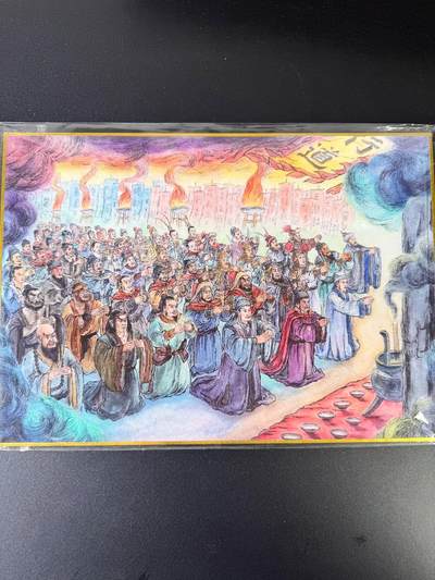 NO.15 好又多金牌大场，双11狂欢继续！每周一站式配齐，方便凑单！（周6晚8点截拍，卖家送拍0抽成！） - 【1/8首编亲签】山河潮玩 侠哥亲签 梁山大聚义 A4色纸大卡