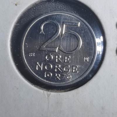 沼泽如烟--第893场 - 挪威1976年25欧尔