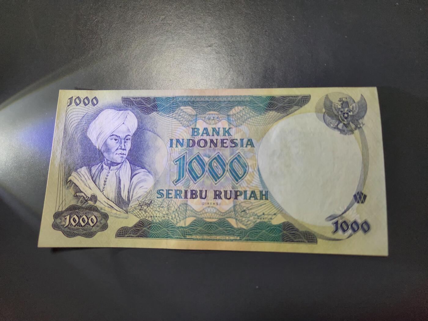 11月9号晚上8点 外国纸币自动截拍第54场 印度尼西亚100近新