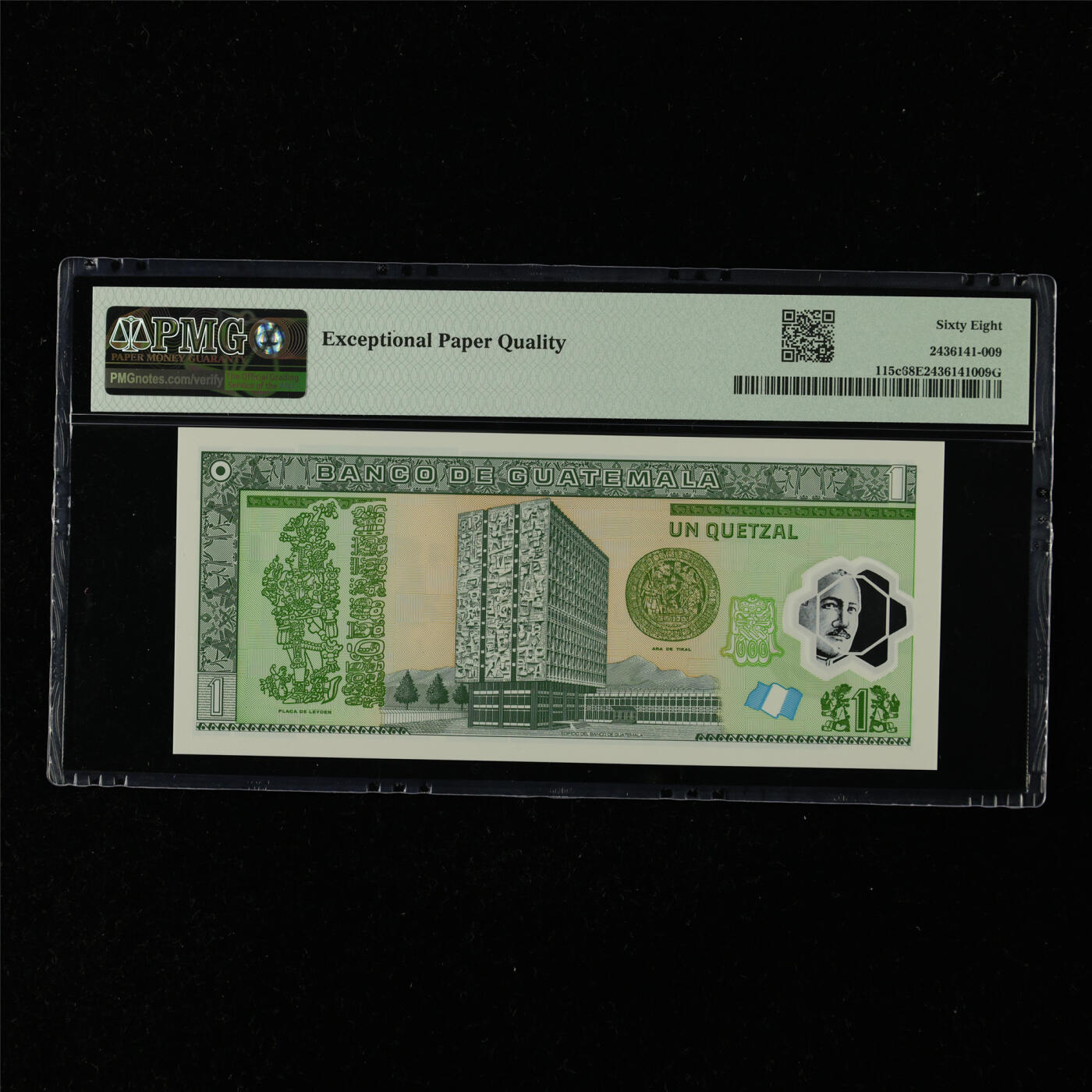 【亘邦集藏】第216期拍卖 2012年 危地马拉1格查尔 PMG 68EPQ B31177003D