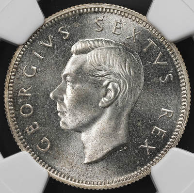 修遠堂世界钱币第九十二期 - NGC PF66 1952年南非2先令精制银币