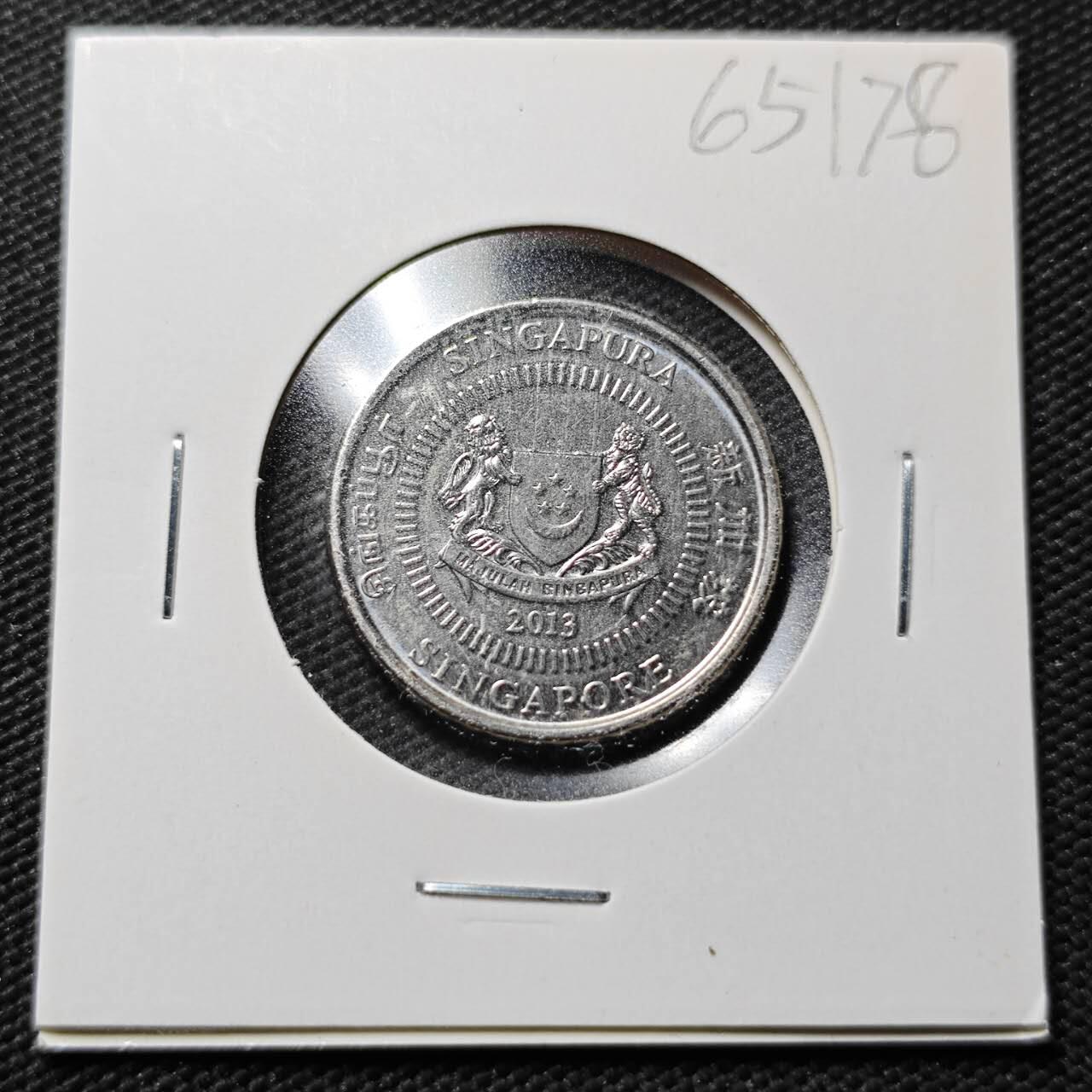 KK钱币收藏小铺  第365场  2月预留时间 周末发货  新加坡50分