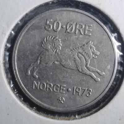 沼泽如烟--第893场 - 挪威1973年50欧尔