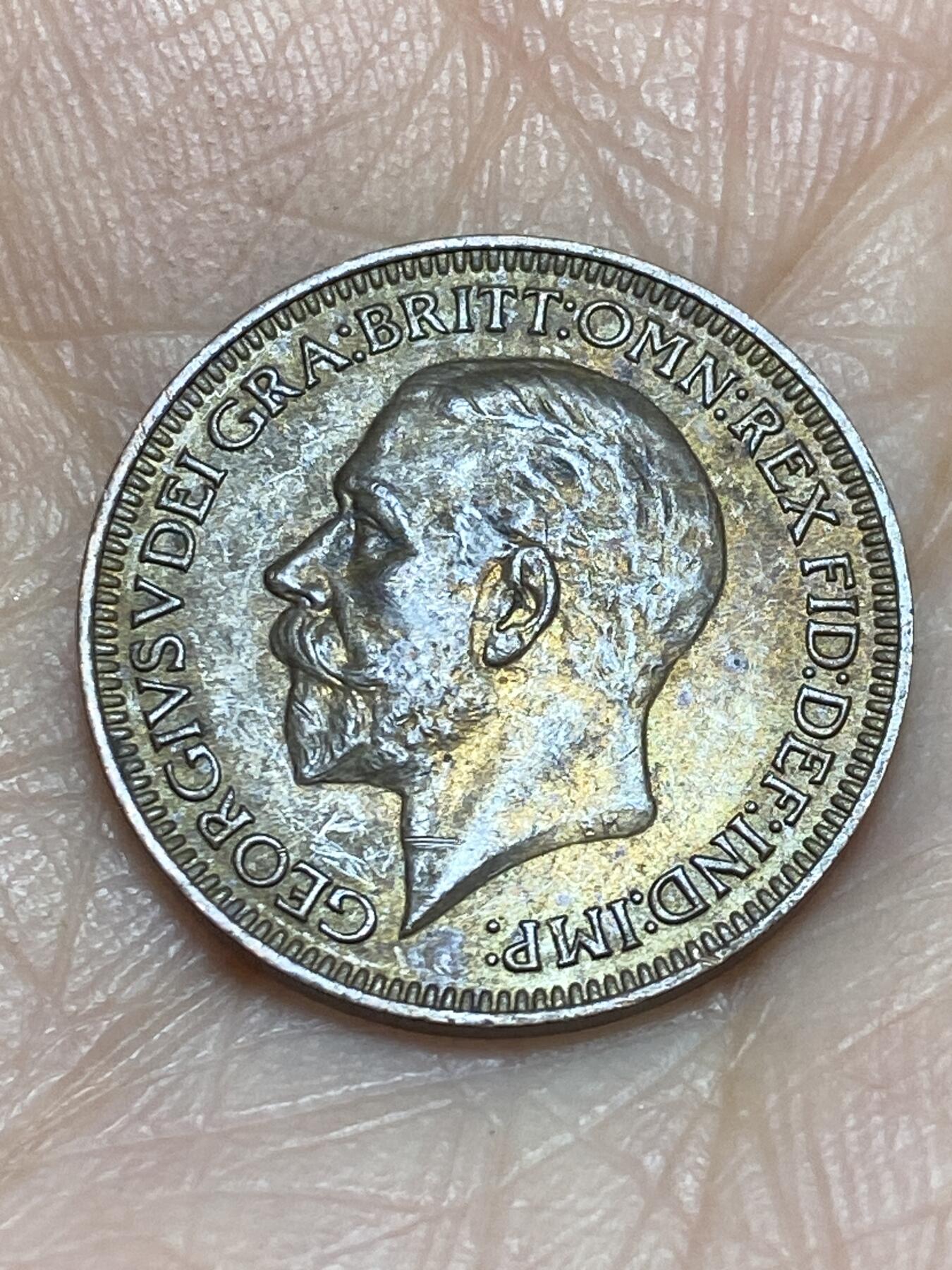 2025年第一百二十五场(总第一百五十一场）外国好品散币(免佣金) 英国🇬🇧1936年1法新(乔治五世逝世年，第三版关门年)