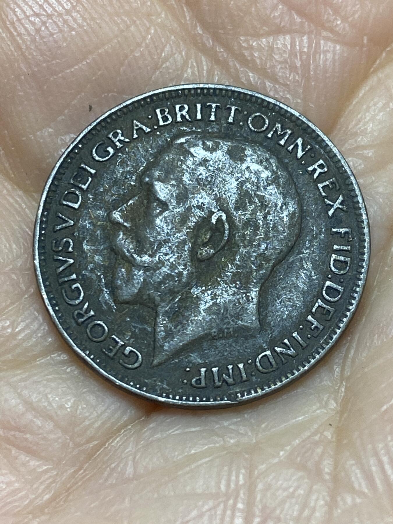 2025年第一百二十四场(总第一百五十场）外国好品散币(免佣金) 英国🇬🇧1925年1法新(乔治五世第二版，关门年)