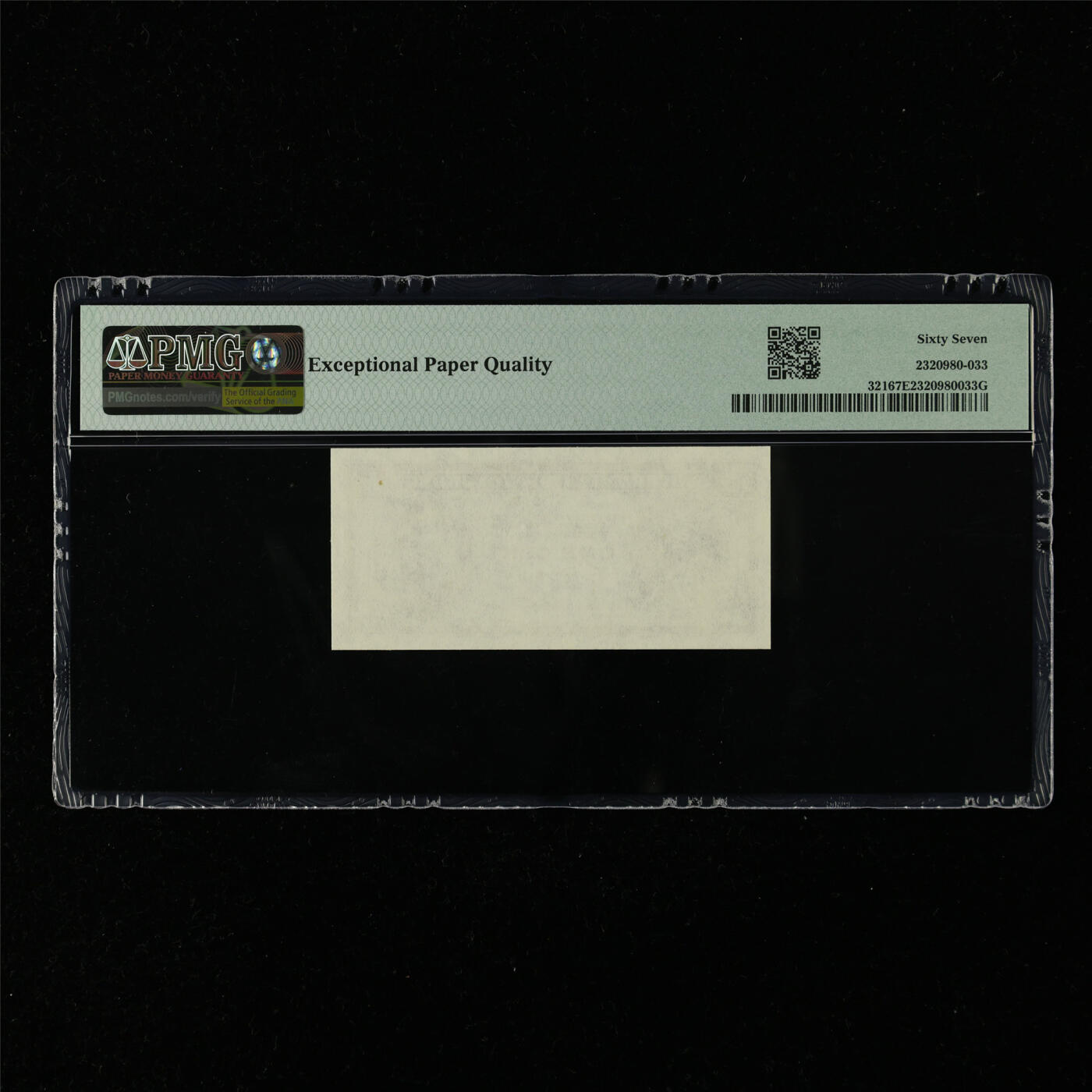 【亘邦集藏】第216期拍卖 1945年 香港政府壹分 PMG 67EPQ 2320980-033