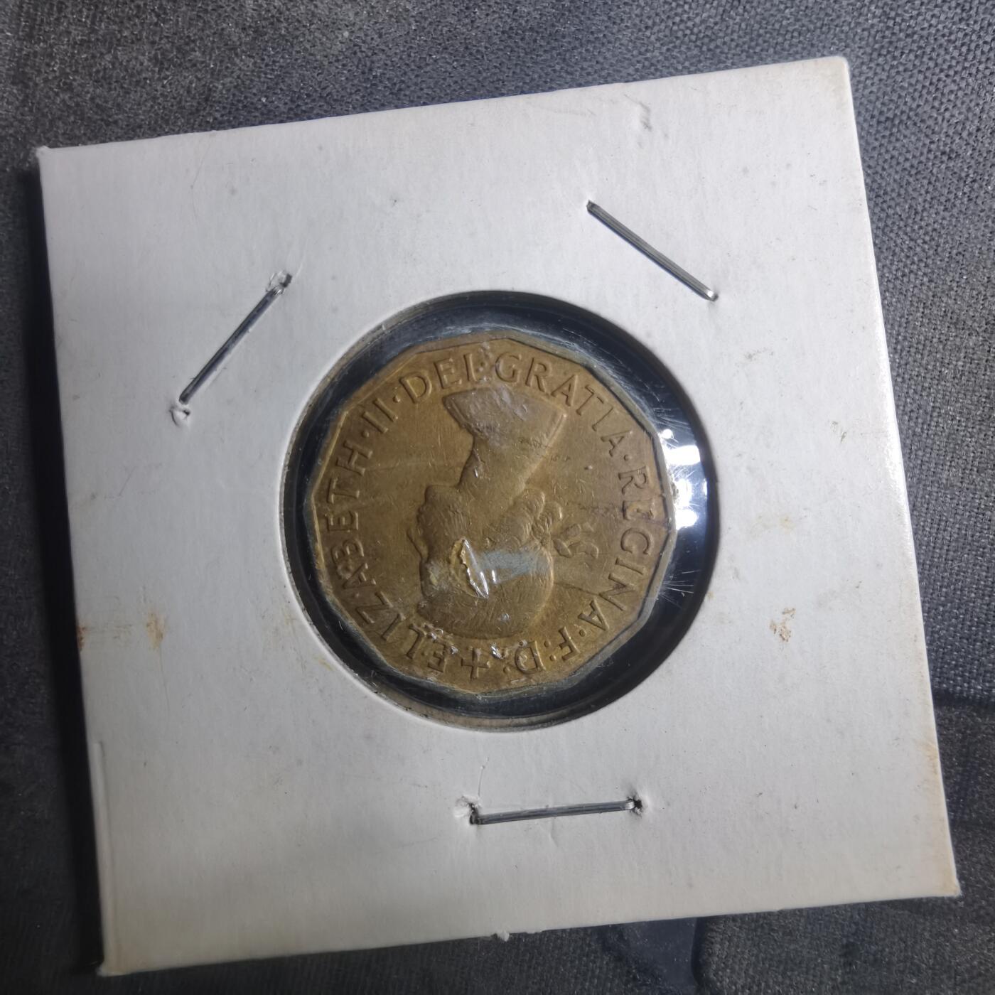 沼泽如烟--第893场 英国1956年3便士