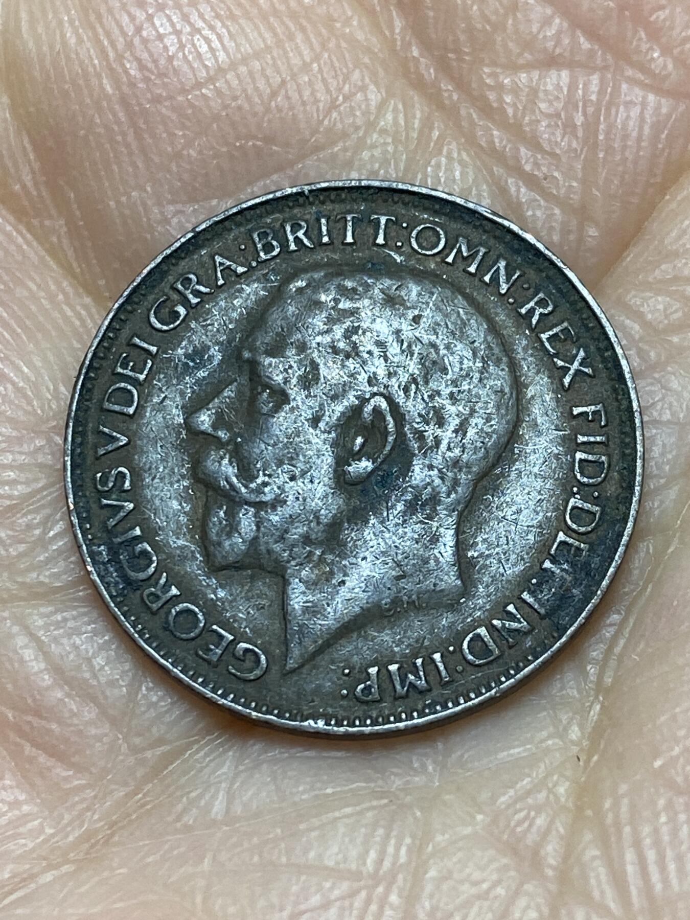 2025年第一百二十四场(总第一百五十场）外国好品散币(免佣金) 英国🇬🇧1925年1法新(乔治五世第二版，关门年)