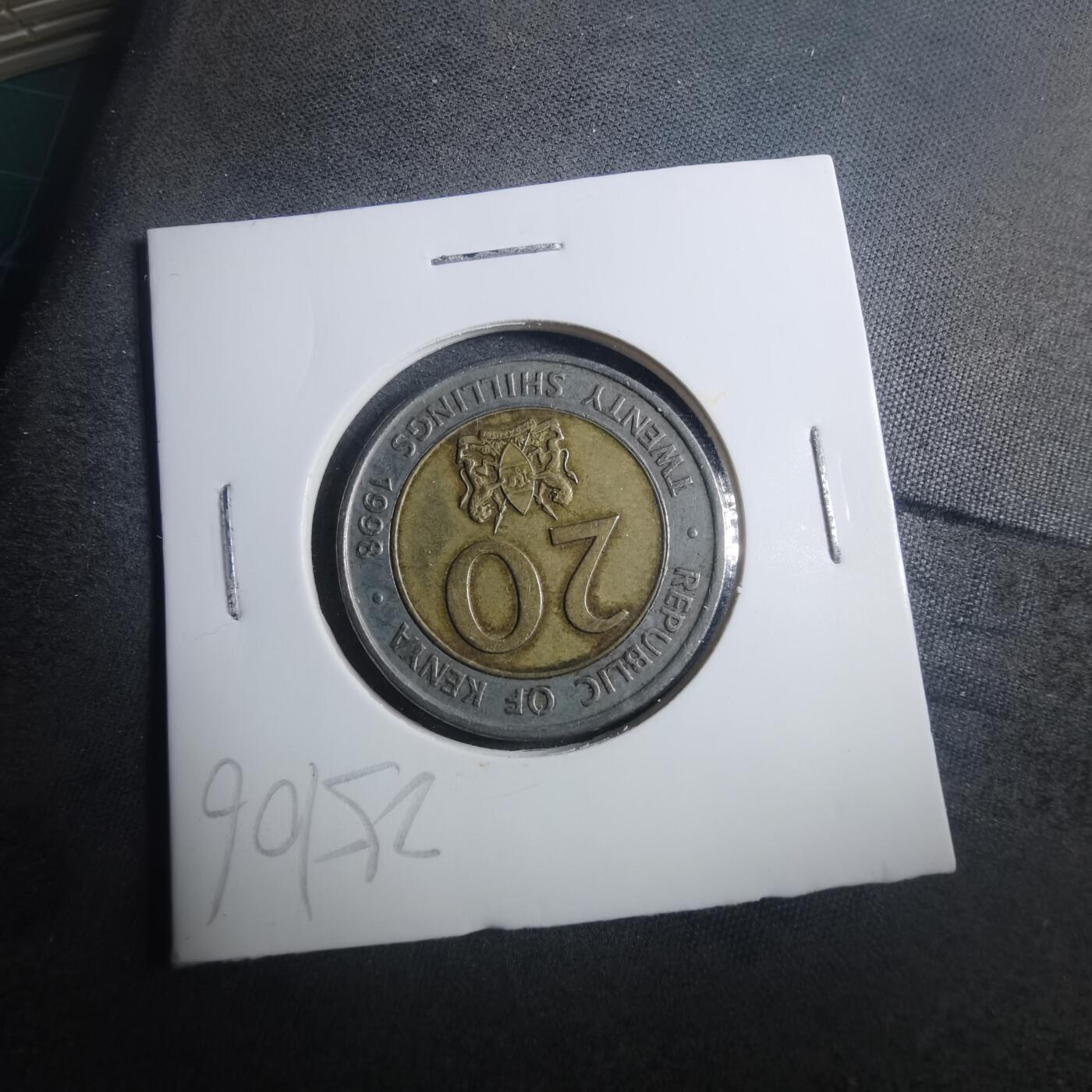 沼泽如烟--第893场 肯尼亚1998年20先令