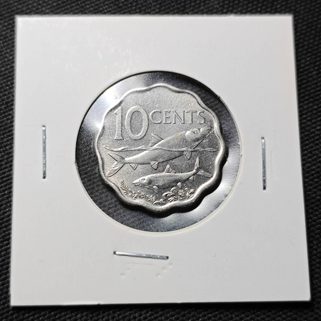 KK钱币收藏小铺  第365场  2月预留时间 周末发货  巴哈马10分