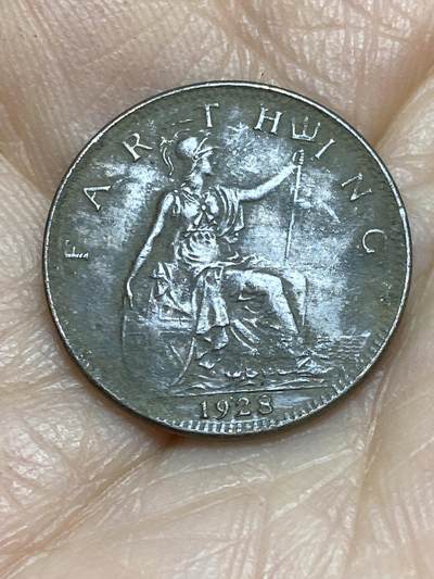 2025年第一百二十五场(总第一百五十一场）外国好品散币(免佣金) - 英国🇬🇧1928年1法新(乔治五世第三版)