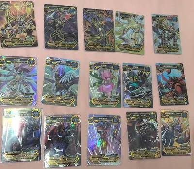 龙虎卡牌第六二场 百里霸场 （无佣金，周六结拍，欢迎送拍） - 15张不重复 卡游数码宝贝 荣耀一弹（UR5张 Ssr卡10张）