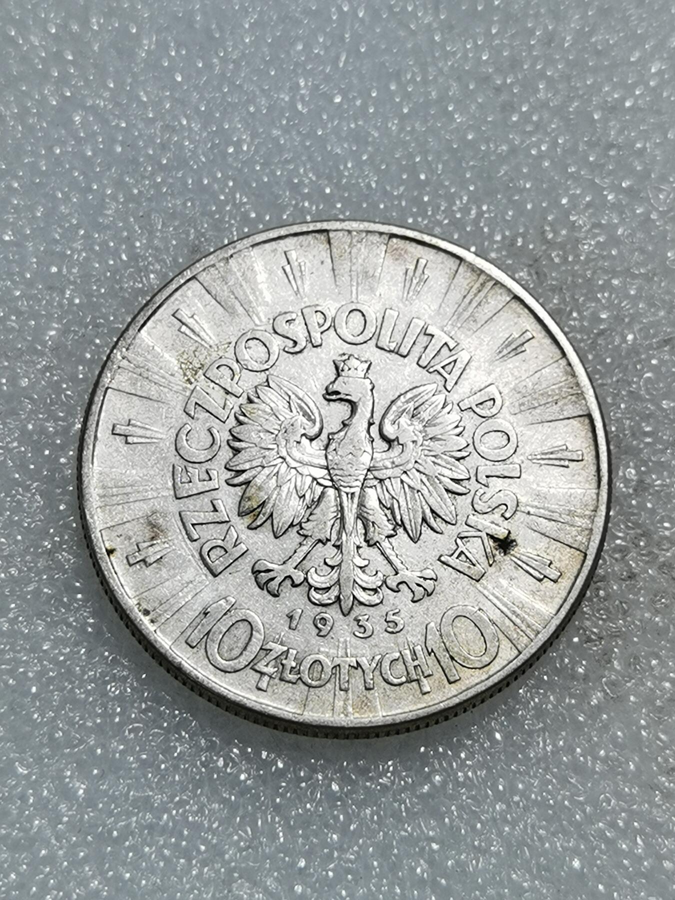 天下钱庄专场欢迎参拍 波兰10兹罗缇银币