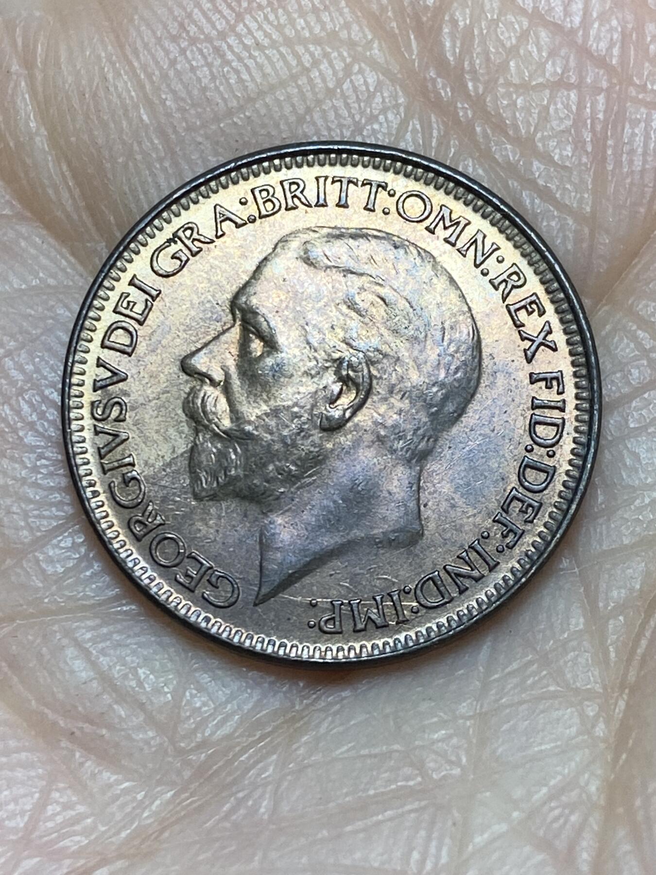 2025年第一百二十五场(总第一百五十一场）外国好品散币(免佣金) 英国🇬🇧1926年1法新(乔治五世第三版首发年)