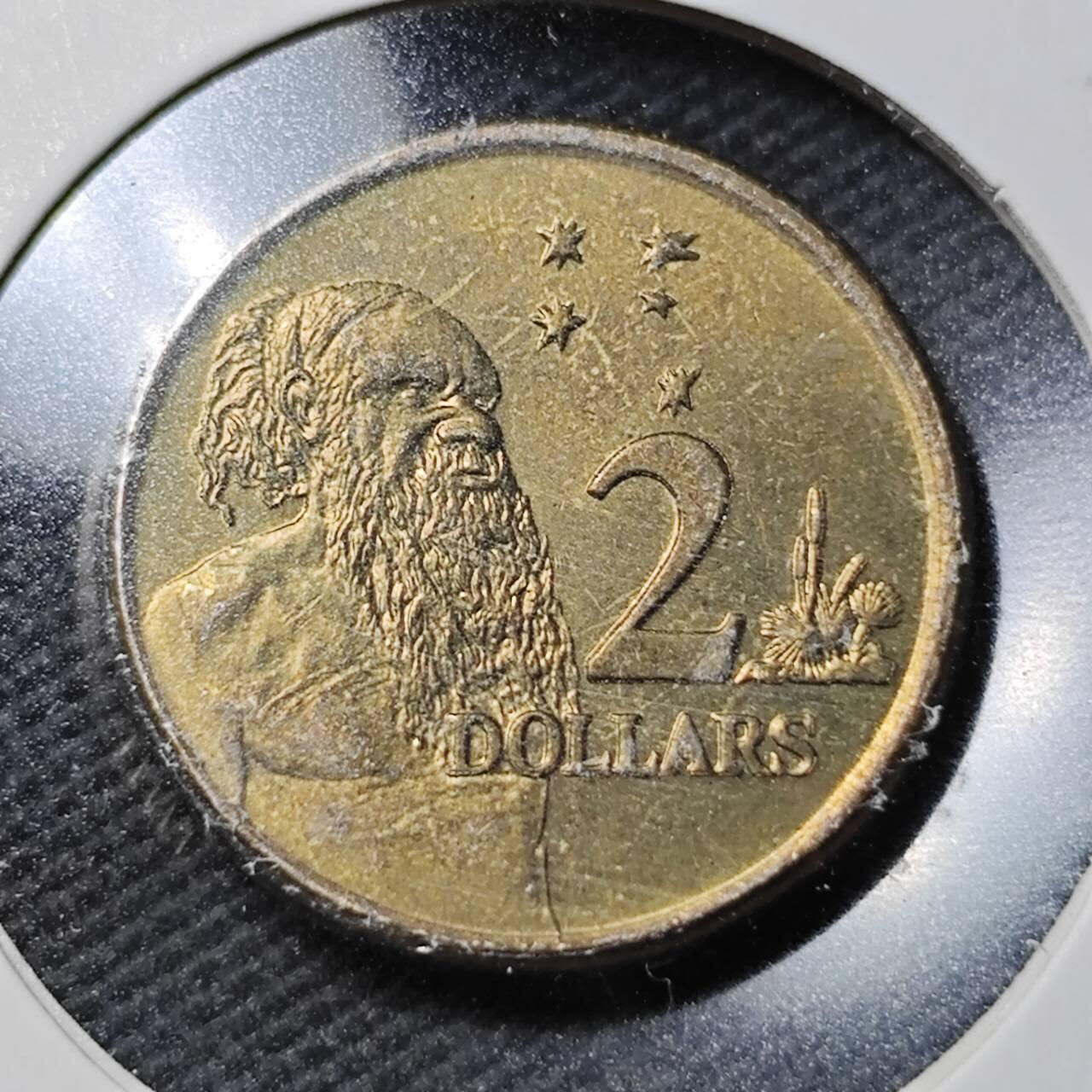 KK钱币收藏小铺  第365场  2月预留时间 周末发货  澳大利亚2元 好品