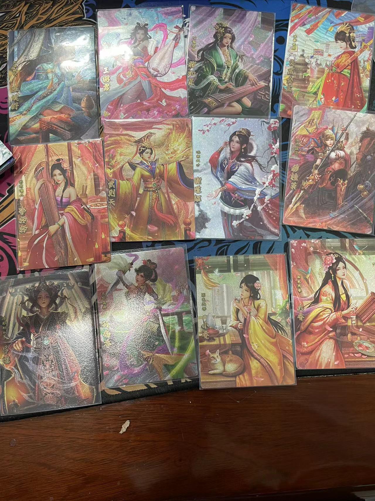 寸草不生拍卖会 第十三期 （ 持续收拍中） 卡万帕克 神州英雄志 粗闪 妹卡12张