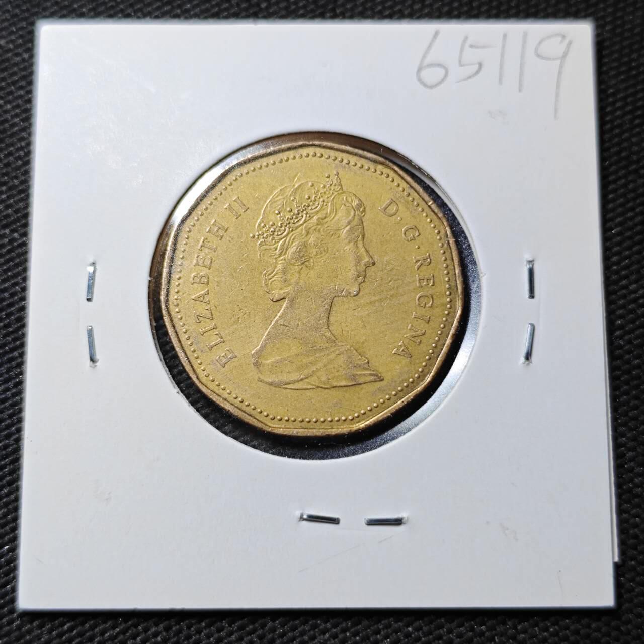 KK钱币收藏小铺  第365场  2月预留时间 周末发货  加拿大1元