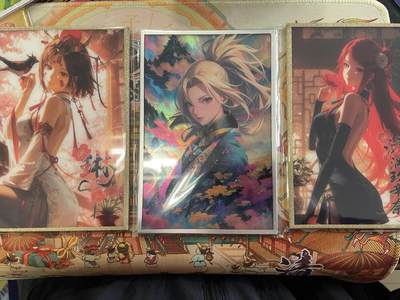 寸草不生拍卖会 第十三期 （ 持续收拍中） - 火影忍者 色纸 3张