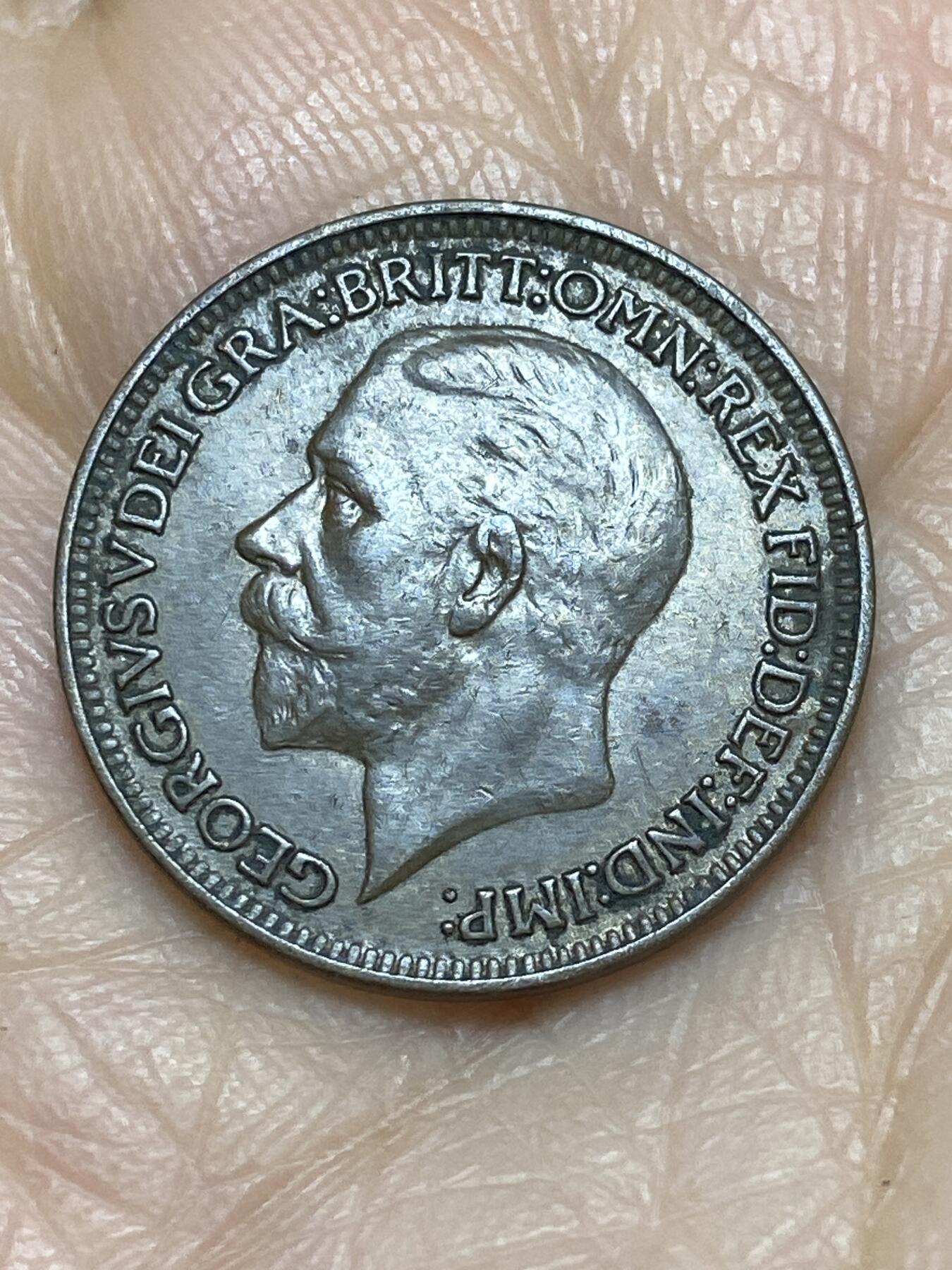 2025年第一百二十四场(总第一百五十场）外国好品散币(免佣金) 英国🇬🇧1927年1法新(乔治五世第三版)