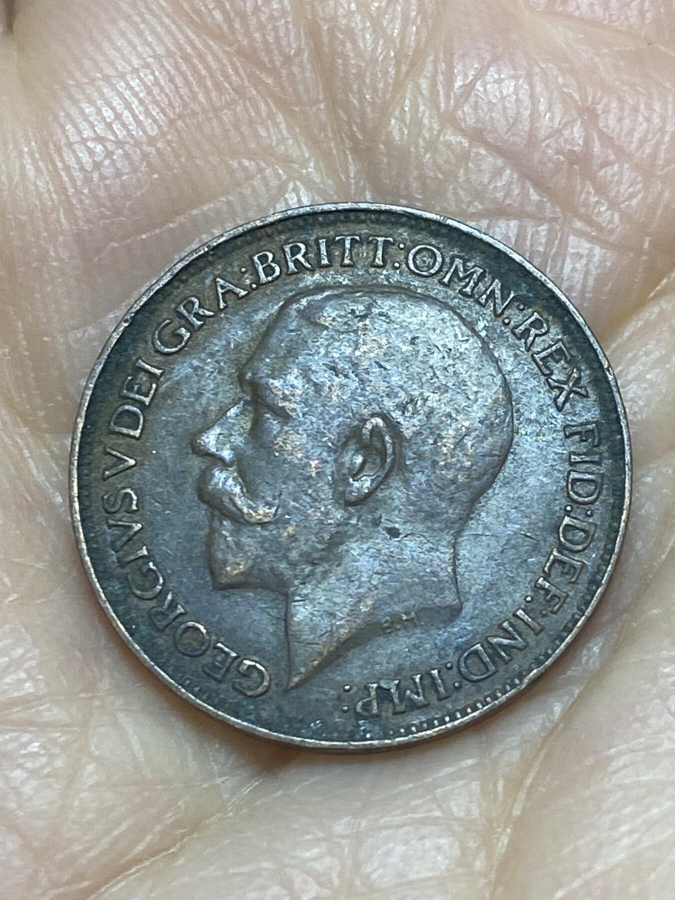 2025年第一百二十四场(总第一百五十场）外国好品散币(免佣金) 英国🇬🇧1924年1法新(乔治五世第二版)