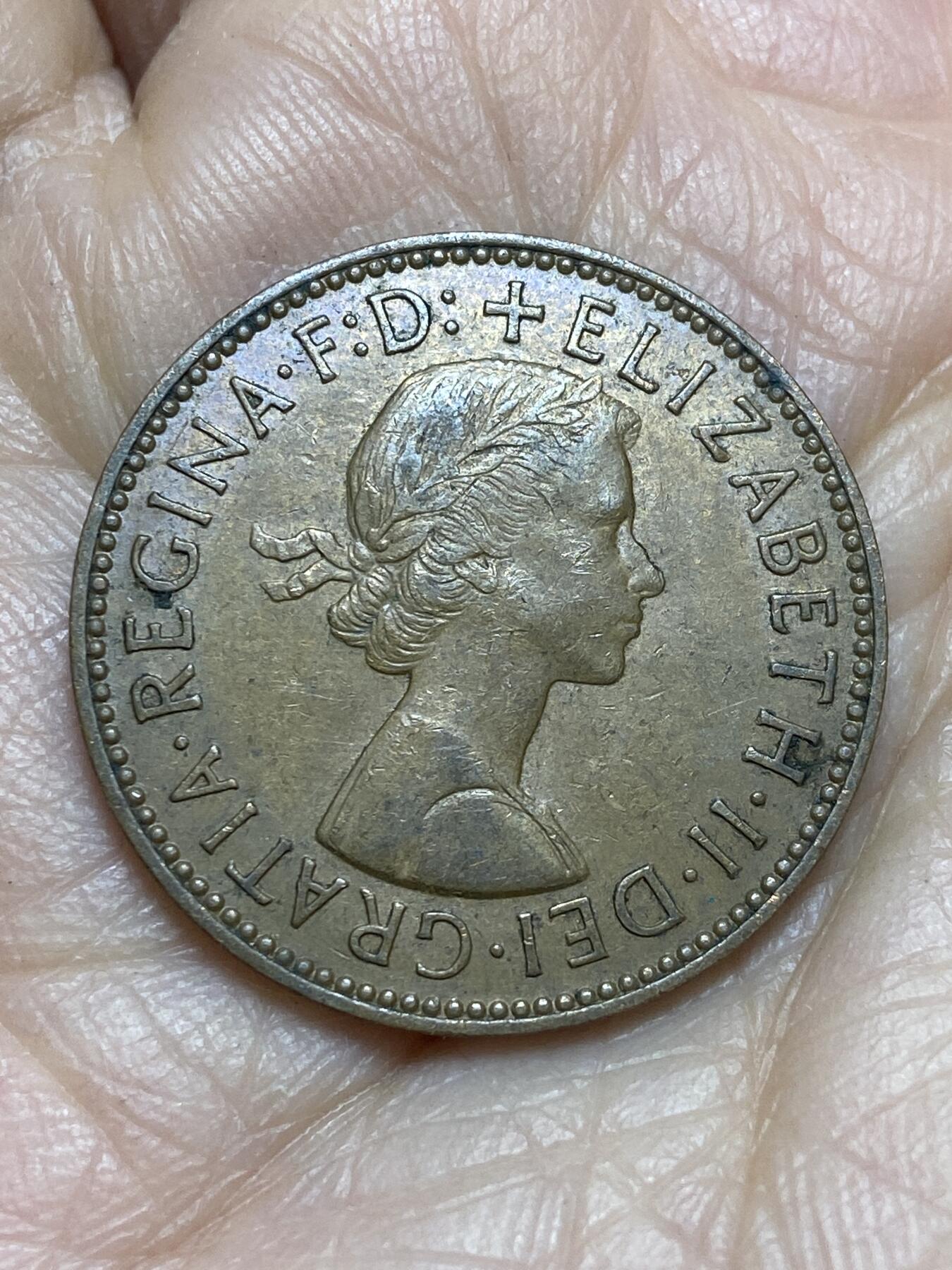 2025年第一百二十五场(总第一百五十一场）外国好品散币(免佣金) 英国🇬🇧1963年半便士(乔治六世第二版)