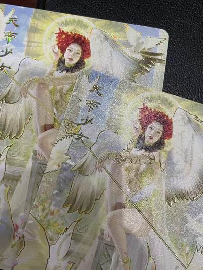 寸草不生拍卖会 第十三期 （ 持续收拍中） - 燎原卡牌 ST-Brush 老师 刷子老师作品 幻彩双服饰 -天帝少女