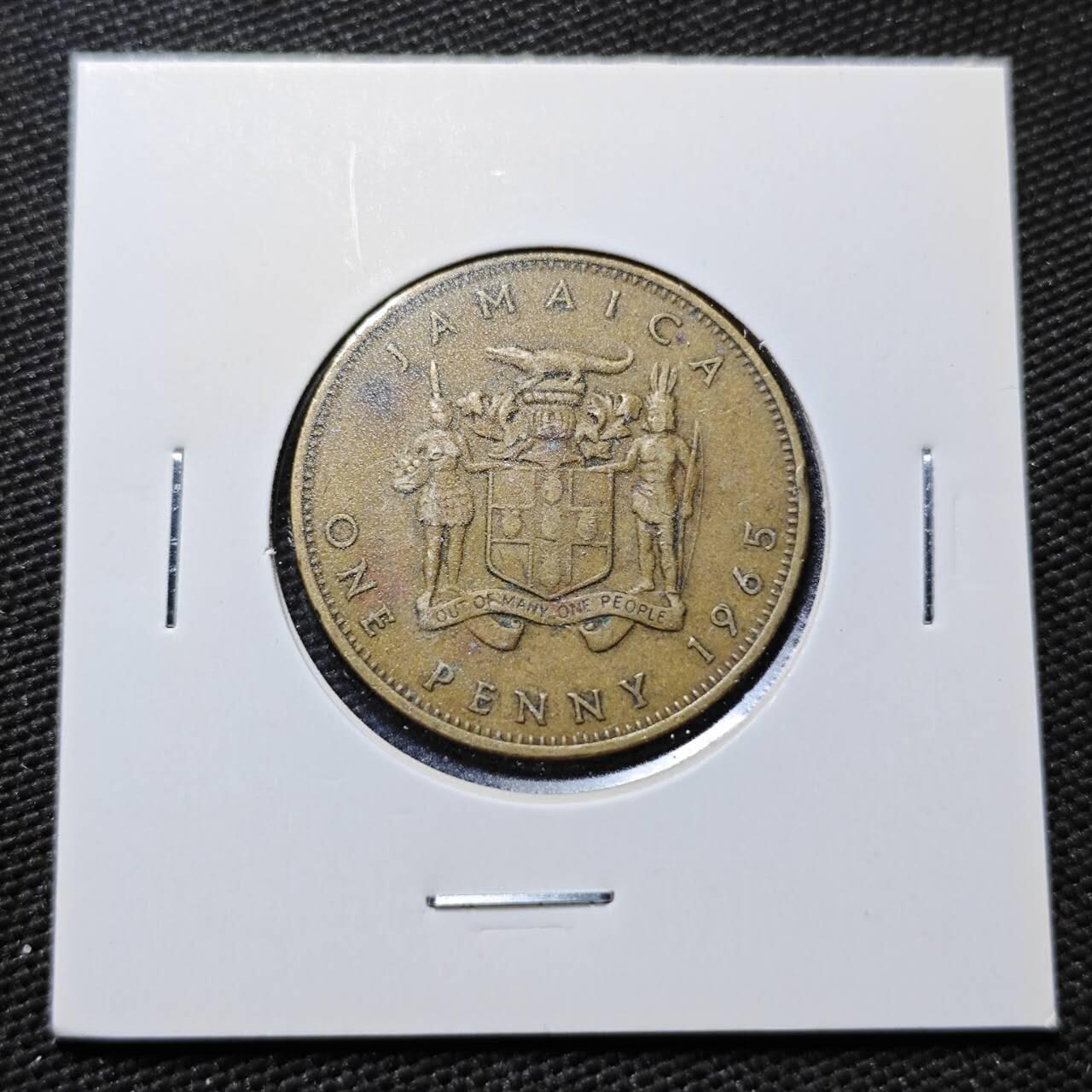 KK钱币收藏小铺  第365场  2月预留时间 周末发货  英属牙买加1便士铜币