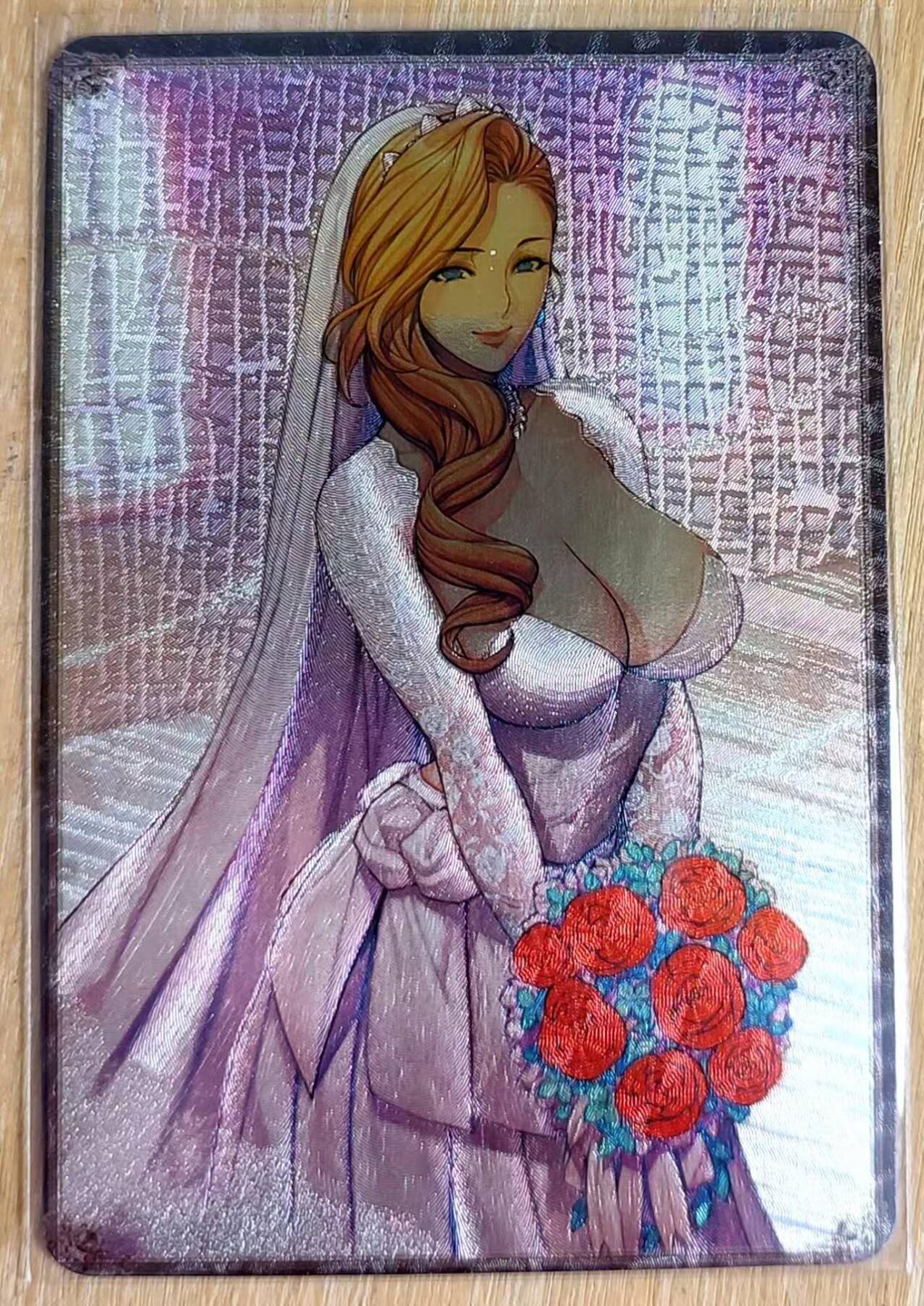 龙虎卡牌第六二场 百里霸场 （无佣金，周六结拍，欢迎送拍） 粗闪 小田田卡牌 唯美婚纱