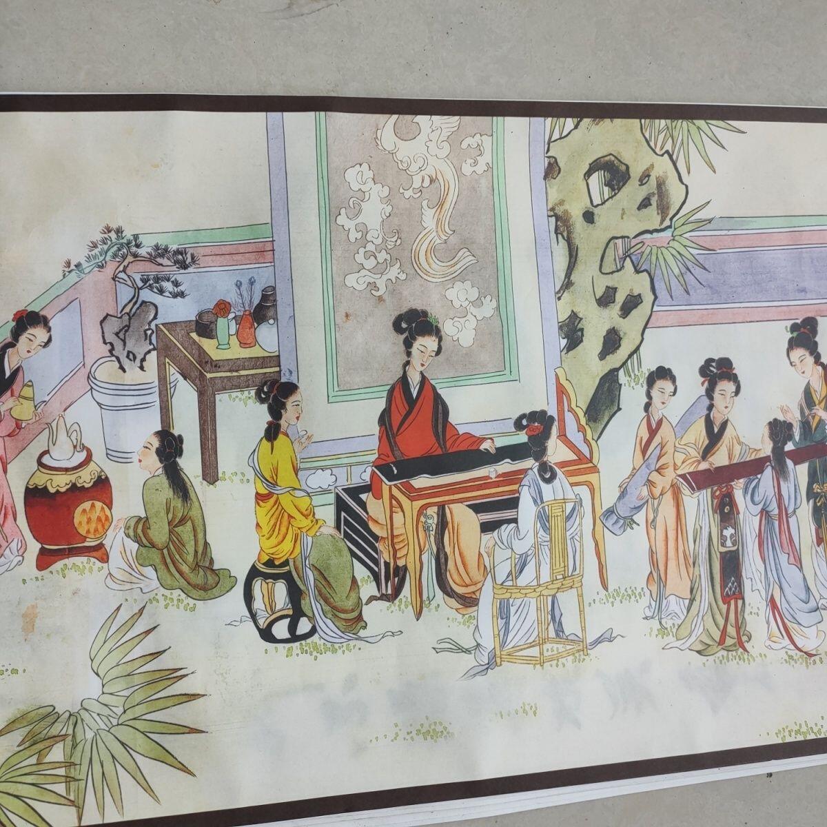 听雨轩（19）仿古装饰画专场 仇英 百美图  （仿古装饰画 ）