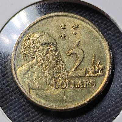 KK钱币收藏小铺  第365场  2月预留时间 周末发货 -  1997澳大利亚2元 好品