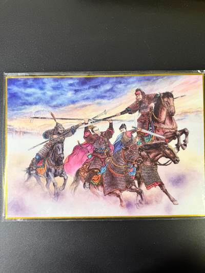 NO.15 好又多金牌大场，双11狂欢继续！每周一站式配齐，方便凑单！（周6晚8点截拍，卖家送拍0抽成！） - 山河潮玩 侠哥 三英战吕布 A4色纸大卡